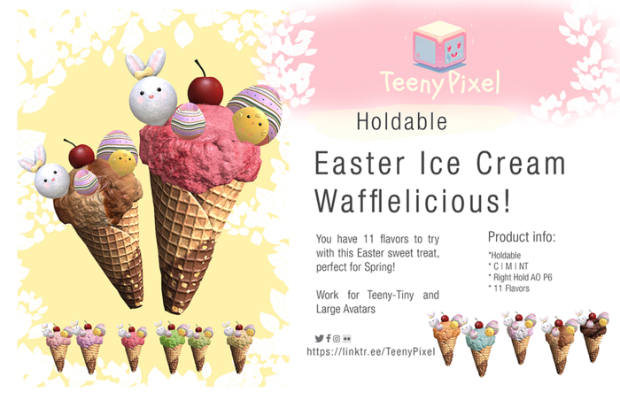 [TP] Easter Ice Cream Wafflelicious