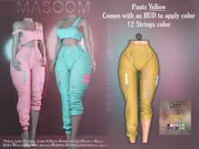 [[ Masoom ]] Whiskers Warrior Pants - Yellow