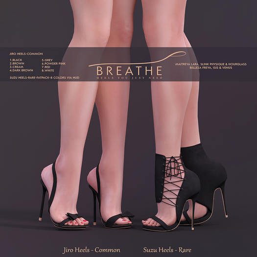 [BREATHE]-Suzu Heels-FATPACK RARE