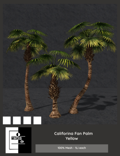 MeshedUp: Califorina Fan Palm - Yellow Pack  