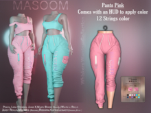 [[ Masoom ]] Whiskers Warrior Pants - Pink