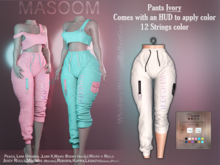 [[ Masoom ]] Whiskers Warrior Pants - Ivory