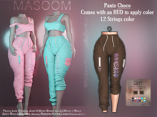 [[ Masoom ]] Whiskers Warrior Pants - Choco