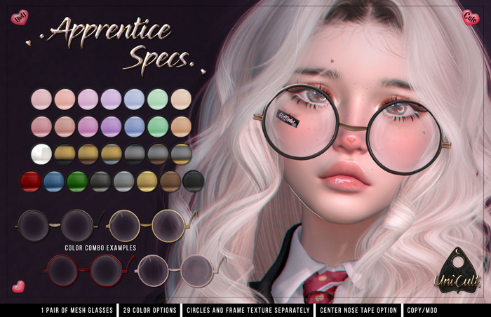 UniCult - Apprentice Specs 