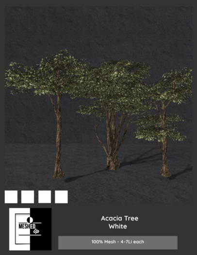 MeshedUp: Acacia Tree White Pack  