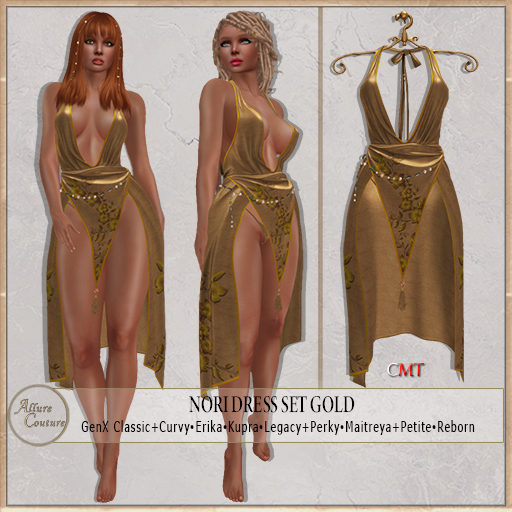 Nori Dress Set Gold (Add Me)