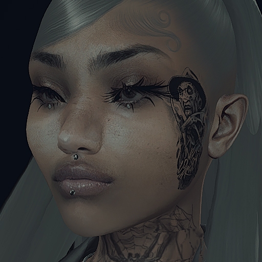 COME TO FREDDY LEFT FACE TATTOO
