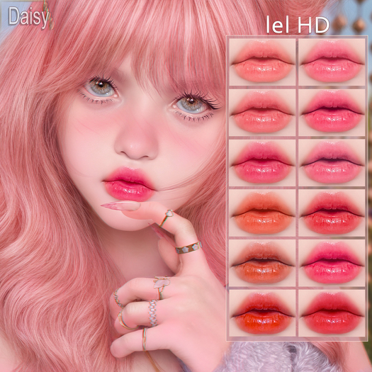 (Enfer Sombre*) LeLutka HD Lipstick - Daisy