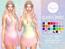 May24 - Claudia Dress - M.LaraX, Legacy/Perky/Bombshell, Kupra, Reborn/Waifu, GenX Classic/Curvy
