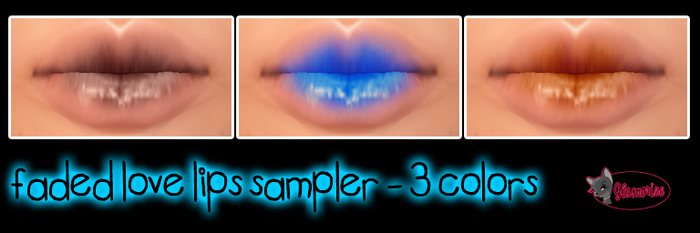 .:Glamorize:. Faded Love Lips Sampler Dollarbie (3 Colors)