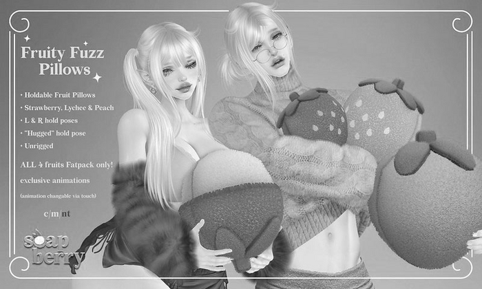!DEMO! .SB. Fruity Fuzz Pillows