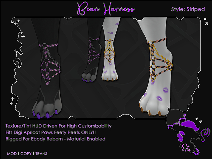 Etio // Peet Harness - Cow Print