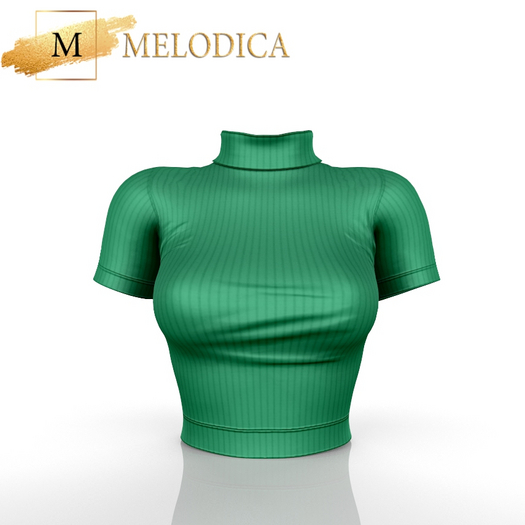 Green Claire Top