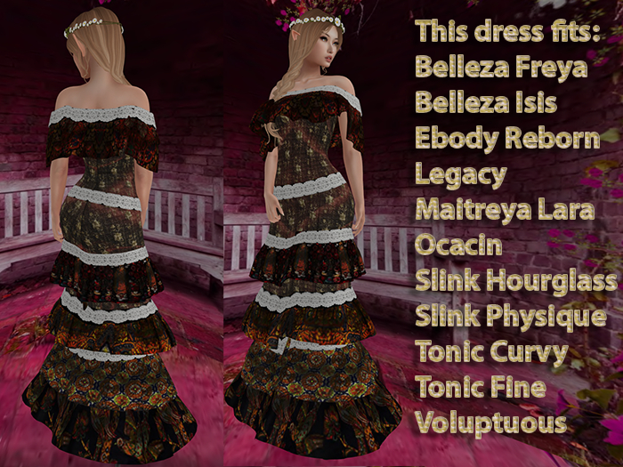 DEMO-Sunset flamingo dress box