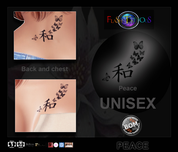 Tattoo PAIX BOTH
