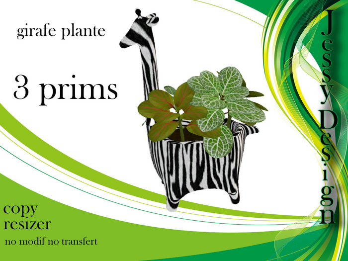 --vendor-- pot girafe zebre