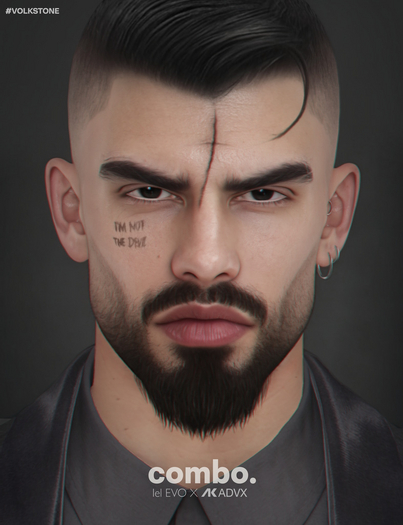 Volkstone Zev Hairbase [Tattoo] / Pack BLONDE