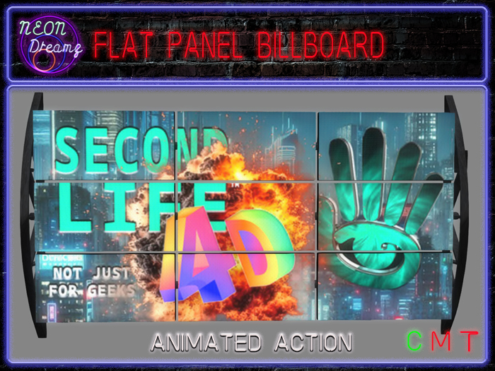 Neon Dreamz - Flat Panel Billboard