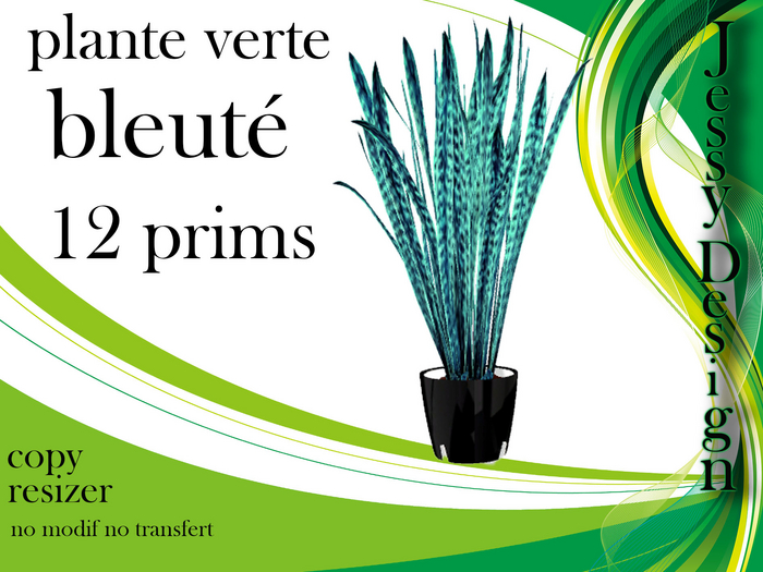 --vendor-- plante haute bleu