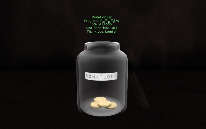Donation Tip Jar