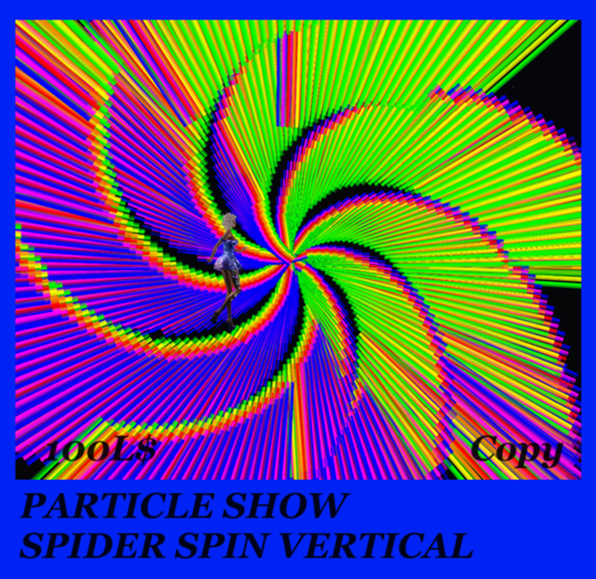 PARTICLE SHOW SPIDER SPIN VERTICAL