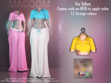 [[ Masoom ]] Starfire Top - Yellow