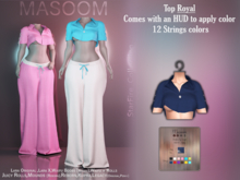[[ Masoom ]] Starfire Top - Royal