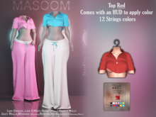 [[ Masoom ]] Starfire Top - Red