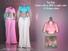[[ Masoom ]] Starfire Top - Pink