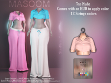 [[ Masoom ]] Starfire Top - Nude