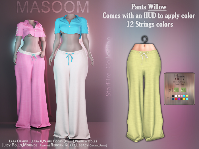 [[ Masoom ]] Starfire Pants - Willow