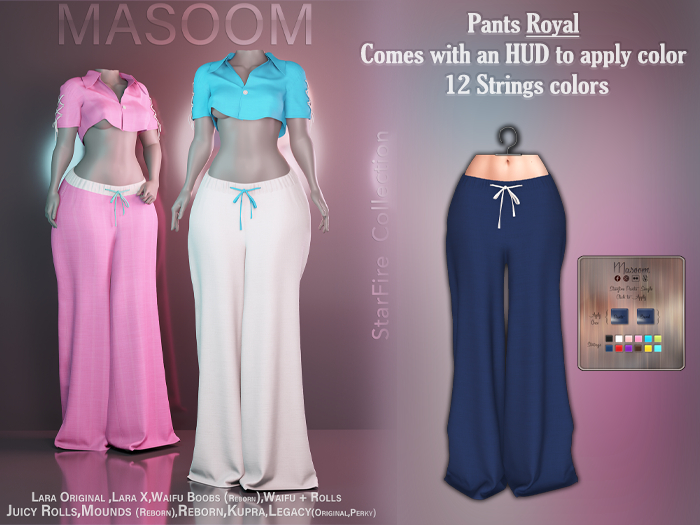 [[ Masoom ]] Starfire Pants - Royal