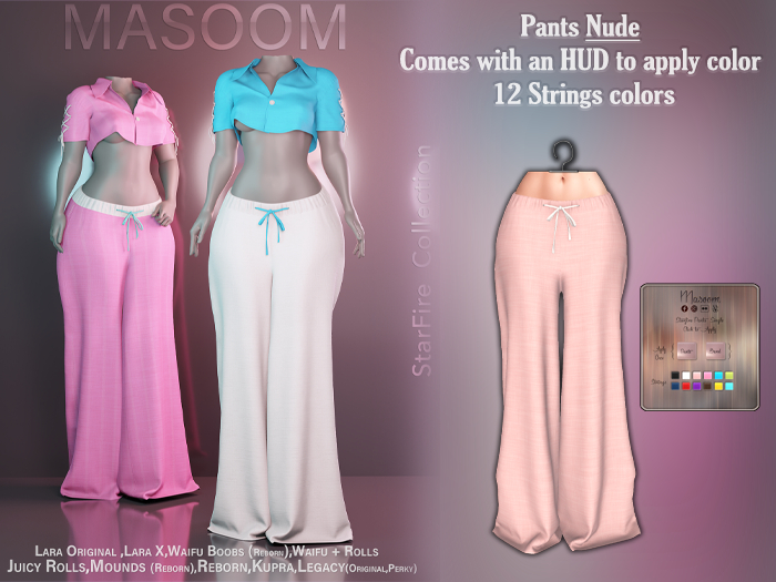 [[ Masoom ]] Starfire Pants - Nude