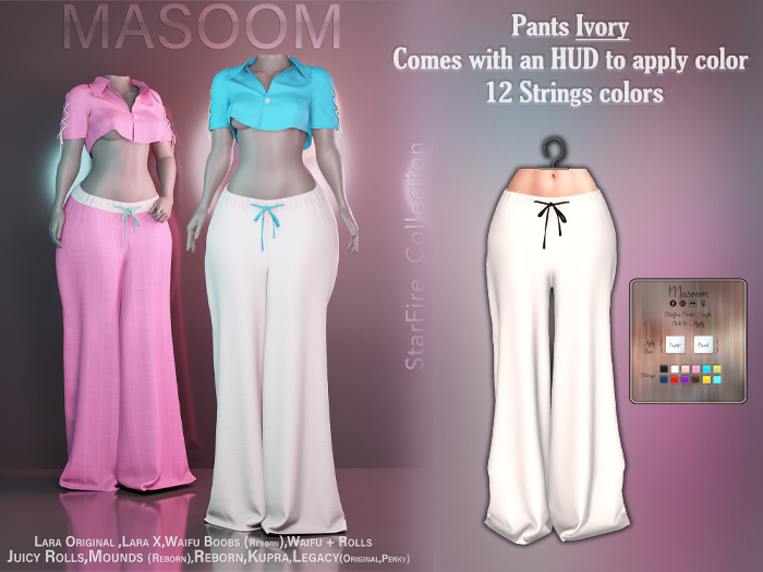 [[ Masoom ]] Starfire Pants - Ivory