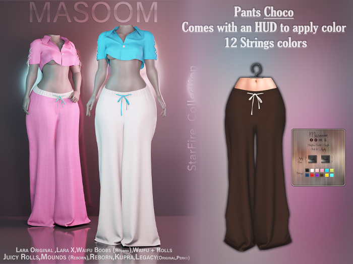 [[ Masoom ]] Starfire Pants - Choco