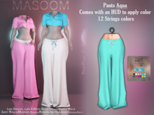 [[ Masoom ]] Starfire Pants - Aqua