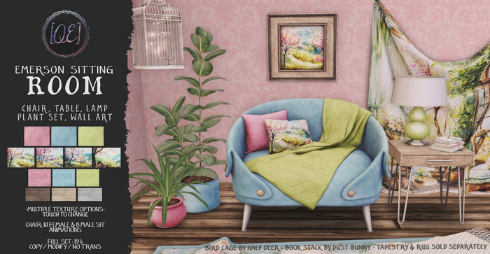 [QE Home] Emerson Sitting Room -Spring-