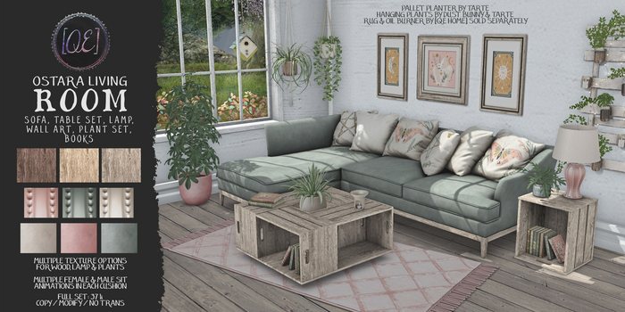 [QE Home] Ostara Living Room Full Set