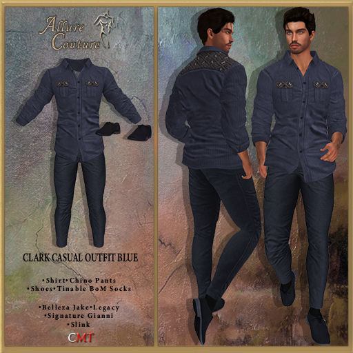 Clark Casual Outfit Blue (Add Me)