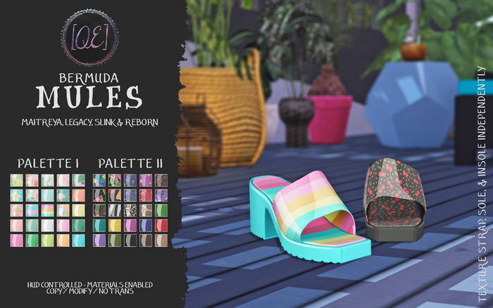 [QE] Bermuda Mules DoublePack
