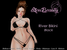 aX: River Bikini Black