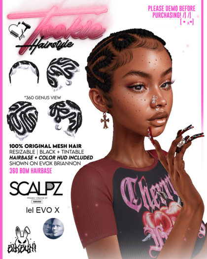 BLKBUNI: Tookie Hairstyle [UNPACKER]
