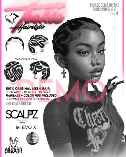 BLKBUNI: Tookie Hairstyle [DEMO]