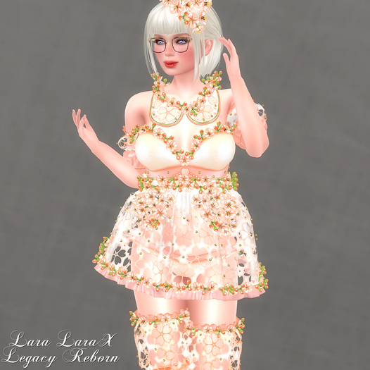 * Fleur de Cerisier * Orange Outfit *