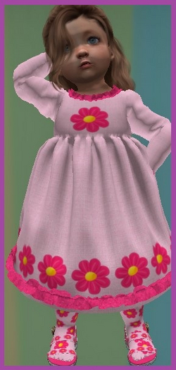 TTV Flower Power Outfit TD Baby