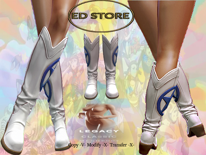 EDStore -Boots Stars- Edition Bogard Style -White- (Legacy)