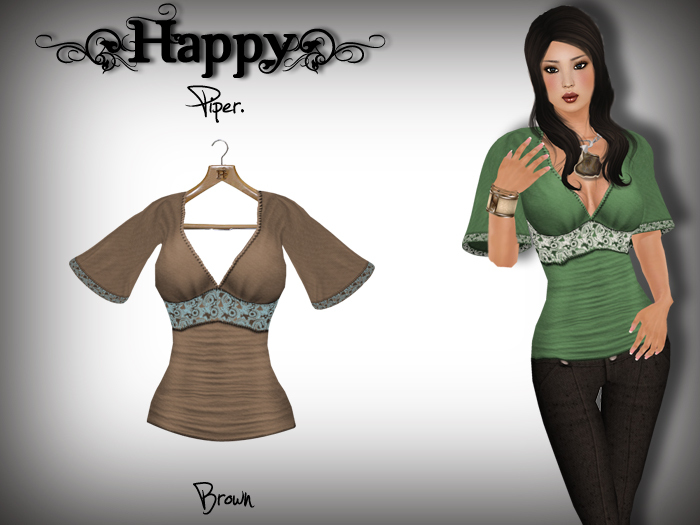 {Happy} Piper Shirt (Brown)