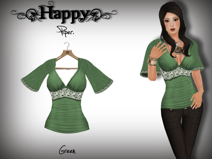 {Happy} Piper Shirt (Green)