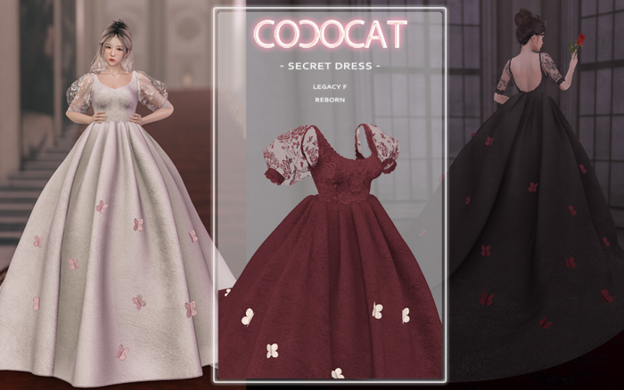 .cococat. Secret dress - Red