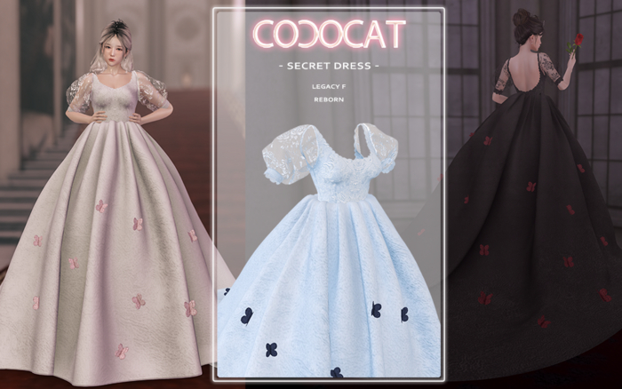 .cococat. Secret dress - Blue